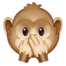 Macaco fala-não-mal Emoji 🙊 image - Huawei Harmony OS style