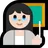 Woman Teacher: Light Skin Tone