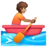Person Rowing Boat: Medium Skin Tone Emoji 🚣🏽 image - Samsung style