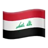 Flag: Iraq Emoji 🇮🇶 image - Apple style