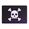 Pirate Flag Emoji 🏴‍☠️ image - Microsoft 3D Fluent style