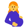 Pregnant Woman Emoji 🤰 image - Tossface style