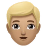 Man: Medium-Light Skin Tone Emoji 👨🏼 image - Huawei Harmony OS style
