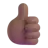 Thumbs Up: Medium-Dark Skin Tone
