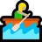 Woman Rowing Boat: Medium-Light Skin Tone