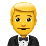 Man In Tuxedo Emoji 🤵‍♂️ image - Apple style