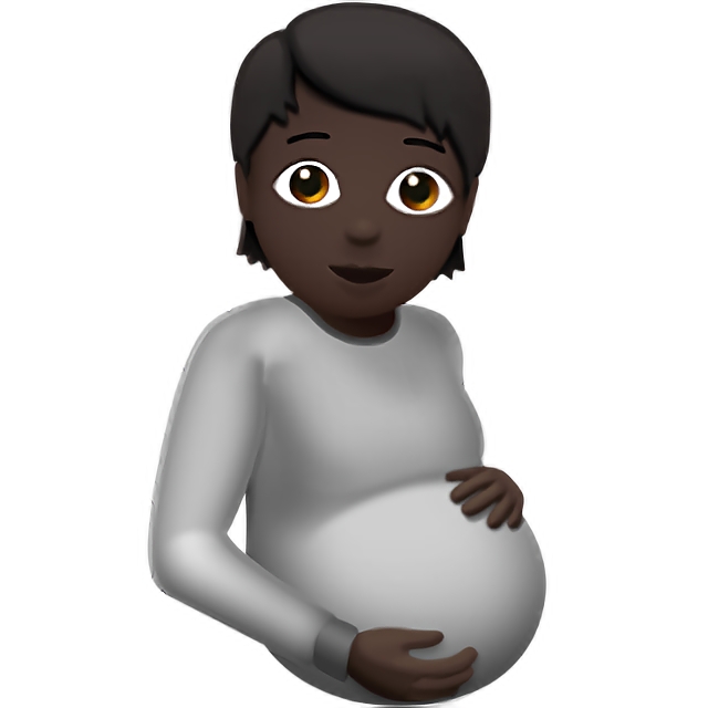 Pregnant Person: Dark Skin Tone