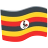 Flag: Uganda Emoji 🇺🇬 image - Facebook Messenger (2016) style