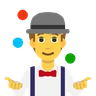 Man Juggling Emoji 🤹‍♂️ image - Skype style