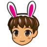 Men With Bunny Ears: Medium Skin Tone Emoji 👯🏽‍♂️ image - Emojidex style