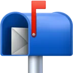 Open Mailbox With Raised Flag