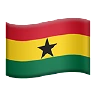 Flag: Ghana Emoji 🇬🇭 image - Apple style