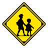 Niños cruzando Emoji 🚸 image - Emojidex style