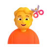 Emoji Taglio di capelli 💇 image - Microsoft 3D Fluent style