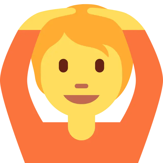 Person Gesturing Ok