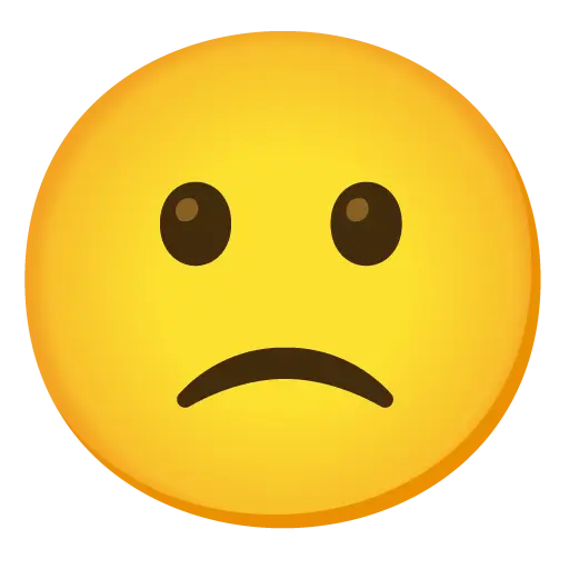 Slightly Frowning Face