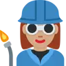 Woman Factory Worker: Medium Skin Tone Emoji 👩🏽‍🏭 image - Twitter / X (Twemoji) style