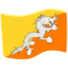 Flag: Bhutan Emoji 🇧🇹 image - Facebook Messenger (2016) style