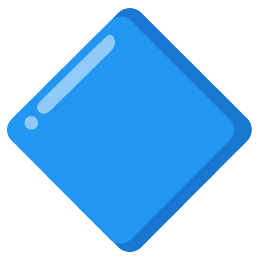 Large Blue Diamond