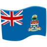 Flag: Cayman Islands Emoji 🇰🇾 image - Facebook Messenger (2016) style