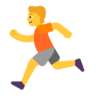 Corredor Emoji 🏃 image - Microsoft Classic 2D style