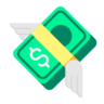 날개 달린 돈 Emoji 💸 image - Microsoft Classic 2D style