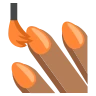 Nail Polish: Medium-Dark Skin Tone Emoji 💅🏾 image - EmojiTwo style