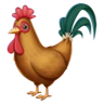 Emoji Kakas 🐓 image - Huawei Harmony OS style