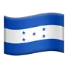 Flag: Honduras Emoji 🇭🇳 image - Apple style