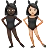 Women With Bunny Ears: Dark Skin Tone, Light Skin Tone