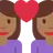 Couple With Heart: Woman, Woman, Medium-Dark Skin Tone