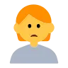 Pessoa carrancuda Emoji 🙍 image - Tossface style