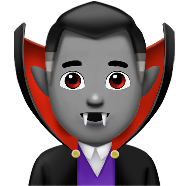 Man Vampire: Medium Skin Tone
