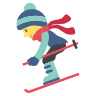 Kayakçı Emoji ⛷ image - EmojiTwo style