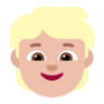 Child: Medium-Light Skin Tone Emoji 🧒🏼 image - Microsoft Classic 2D style