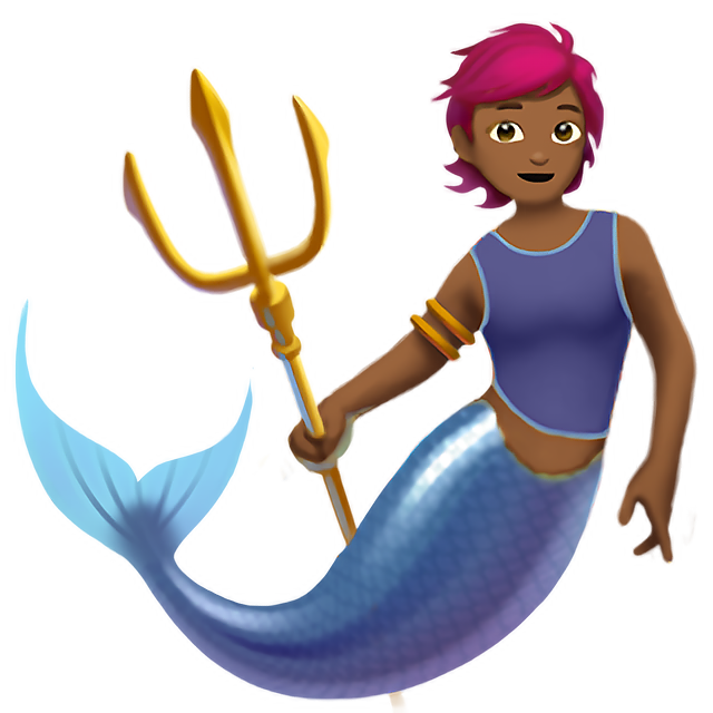 Merperson: Medium-Dark Skin Tone