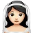 Woman With Veil: Light Skin Tone