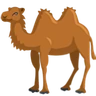 フタコブラクダ Emoji 🐫 image - Facebook Messenger (2016) style