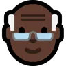 Old Man: Dark Skin Tone Emoji 👴🏿 image - Microsoft Windows 10 Segoe UI Emoji style