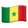 Flag: Senegal Emoji 🇸🇳 image - Apple style