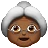 Old Woman: Medium-Dark Skin Tone