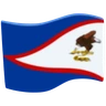 Flag: American Samoa Emoji 🇦🇸 image - Facebook Messenger (2016) style