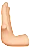 Leftwards Pushing Hand: Light Skin Tone