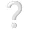 White Question Mark Emoji ❔ image - Google Noto Color style