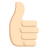 Thumbs Up: Light Skin Tone