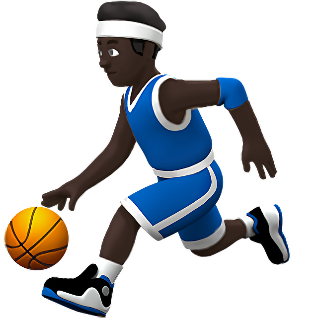 Man Bouncing Ball: Dark Skin Tone