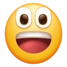 Emoji Volto sorridente con la bocca aperta 😃 image - Huawei Harmony OS style