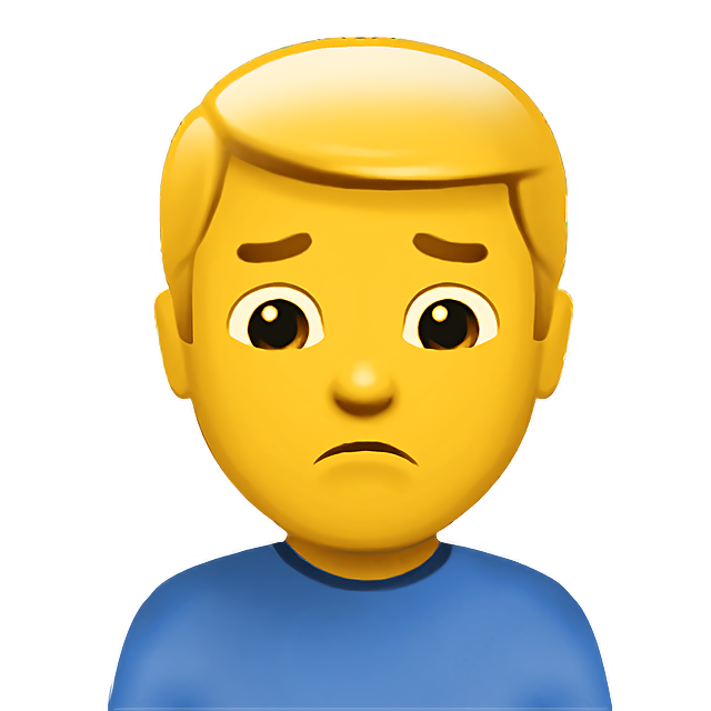 Man Frowning