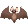Emoji Băţ 🦇 image - Google Noto Color Animated style