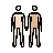Men Holding Hands: Light Skin Tone, Medium-Light Skin Tone